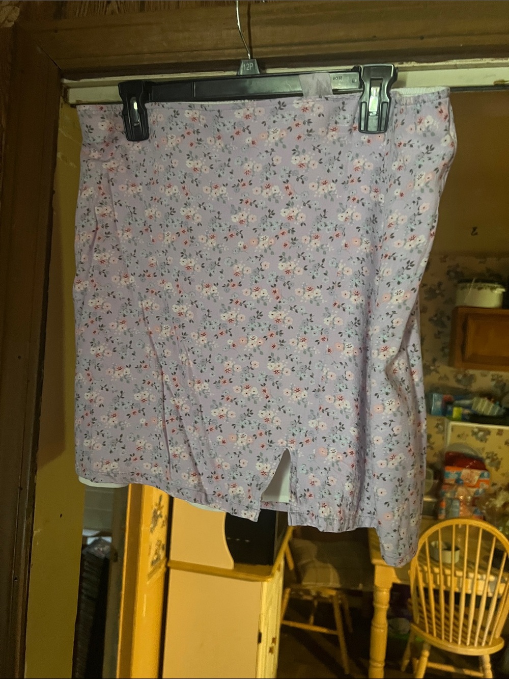 Floral miniskirt